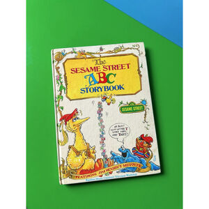 Vintage Hardcover Kids Book Sesame Street ABC Storybook